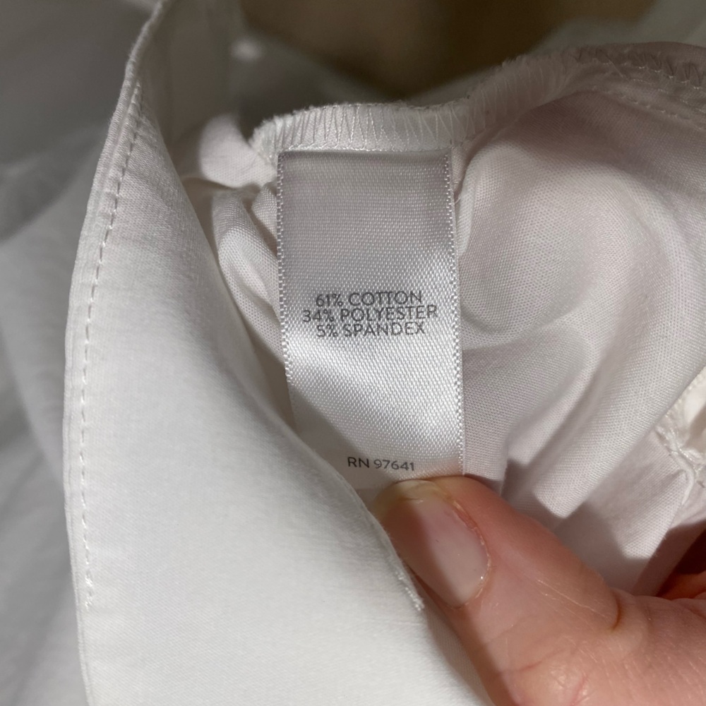 J.Jill white button down tunic - Picture 6 of 6